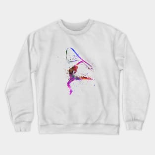 Rhythmic gymnastics in watercolor Crewneck Sweatshirt